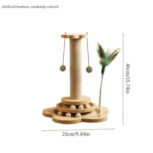 360° Rotating Cat Scratching Post