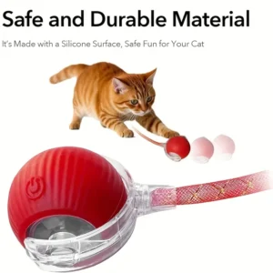 Interactive Rolling Cat Ball Toy