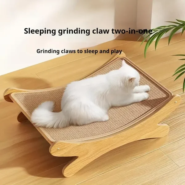Sisal Rope Cat Scratcher Lounge - Image 2