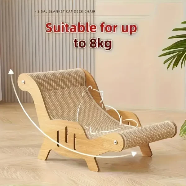 Sisal Rope Cat Scratcher Lounge - Image 9