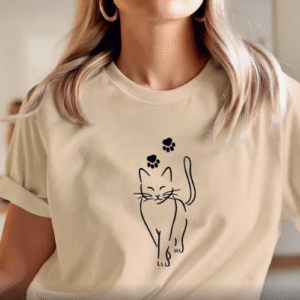 Women’S Vintage Cat T-Shirts