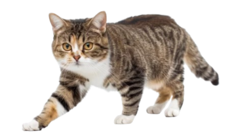 The American Wirehair cat