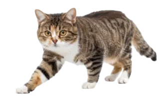 The American Wirehair cat