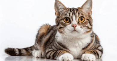 The American wirehair cat