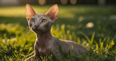 The Peterbald cat