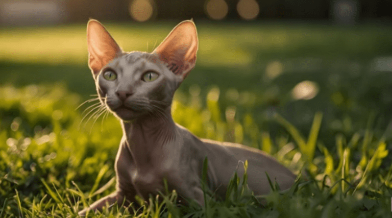 The Peterbald cat