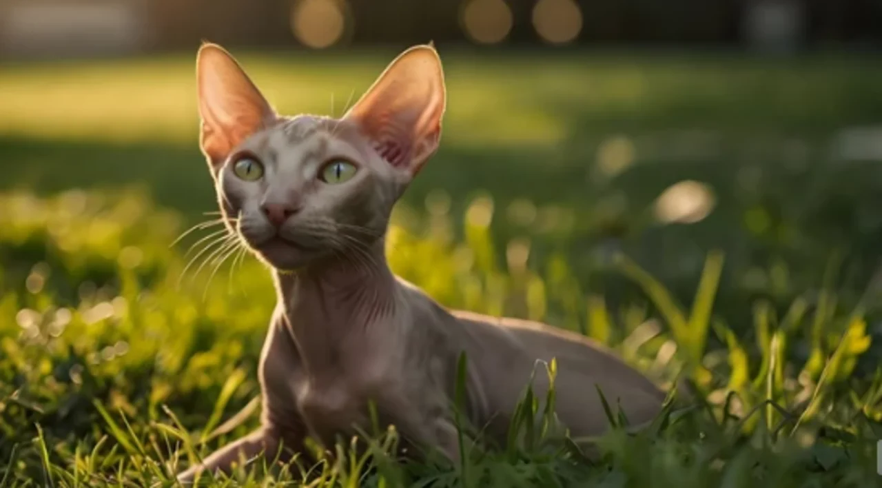 The Peterbald cat