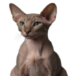 The peterbald cat