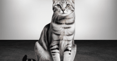 The American Shorthair cat