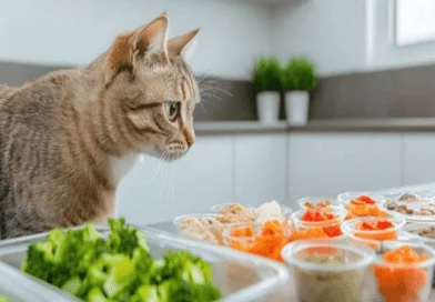 The diet of a cat