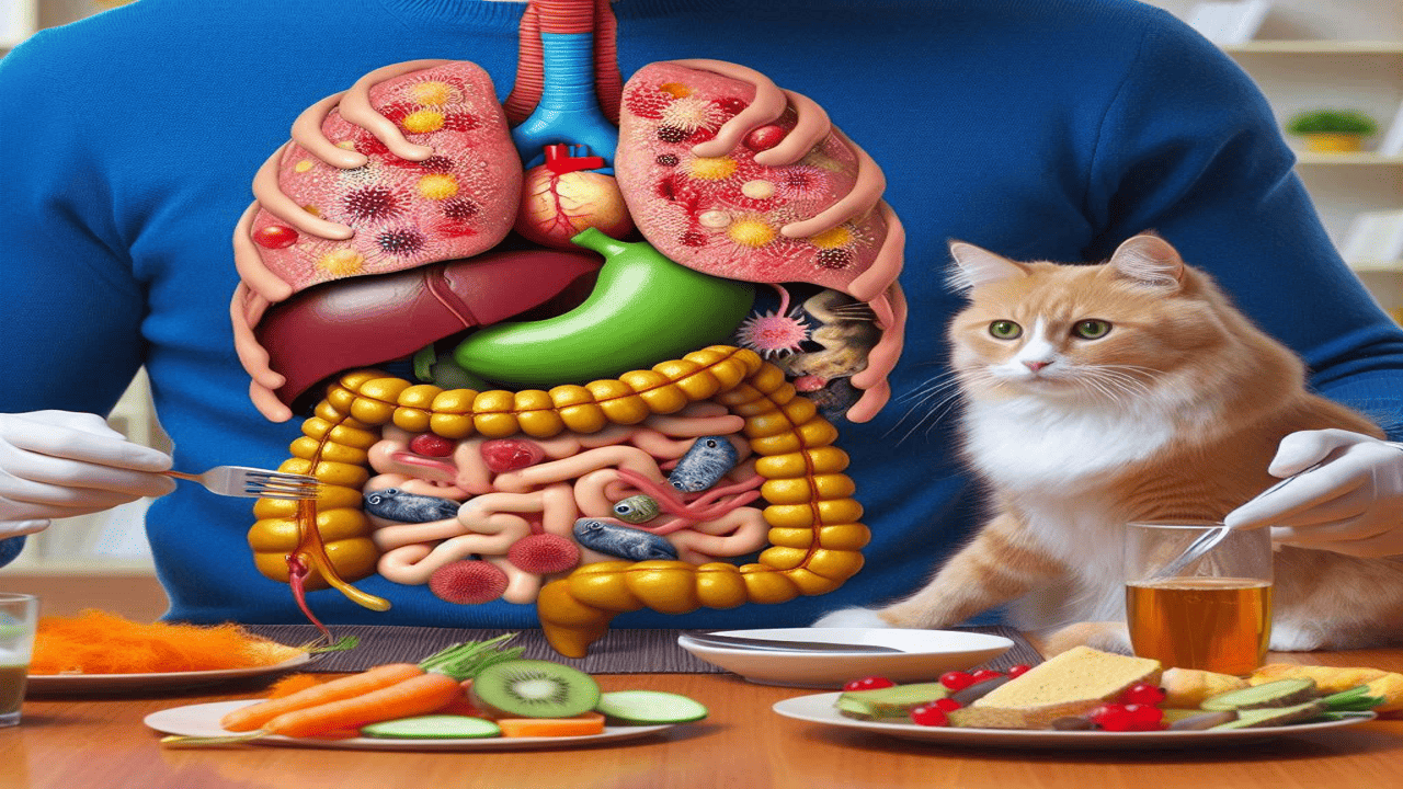 Image showcasing Feline Gut Microbes: A New Key to Understanding Human Obesity