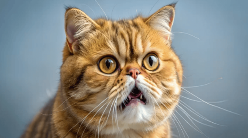 The Exotic Shorthair cat