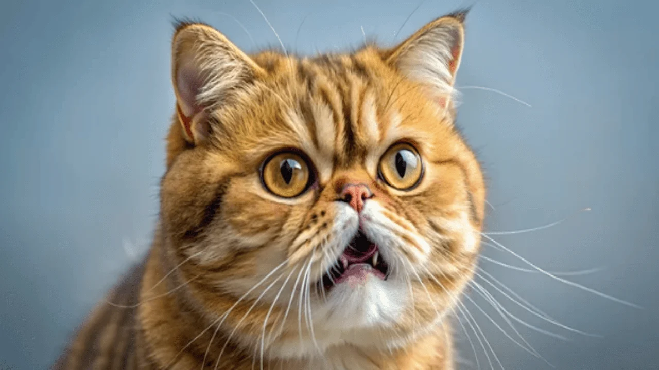 The Exotic Shorthair cat