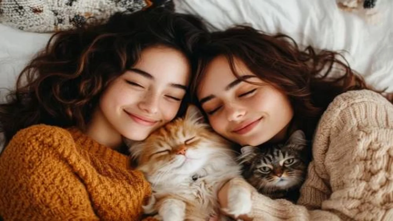 The Special Bond Between Girls and Cats