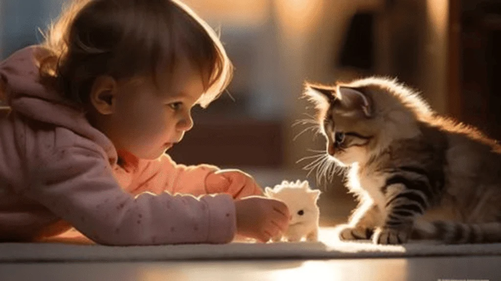 Adopting a Cat with Young Children