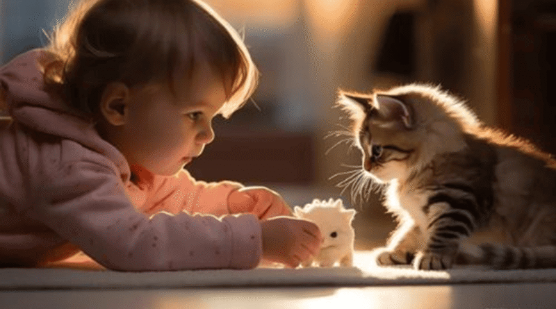 Adopting a Cat with Young Children