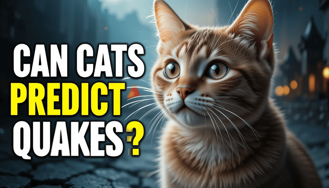 Cats Can Detect Earthquakes