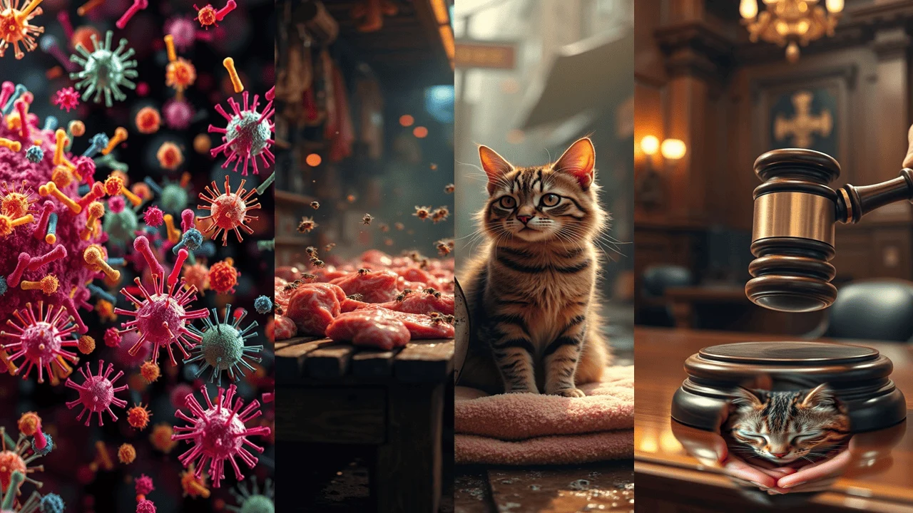 cat meat danger