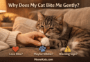 why does my cat bite me gently while showing affection