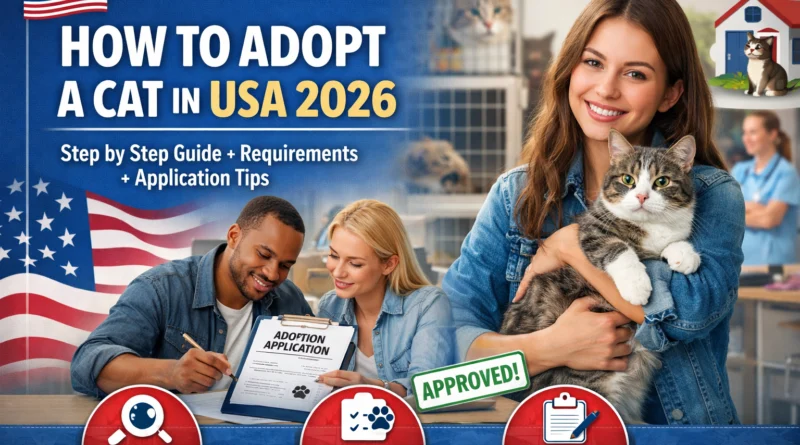 How to adopt a cat in USA 2026 step by step guide requirements and application process