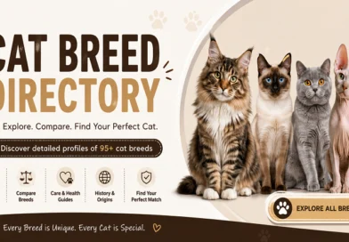 Cat Breed Directory featuring different cat breeds